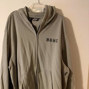 Big and Tall Harley Davidson Motorcycle Jacket Hoodie Hooded Sweatshirt 4XL